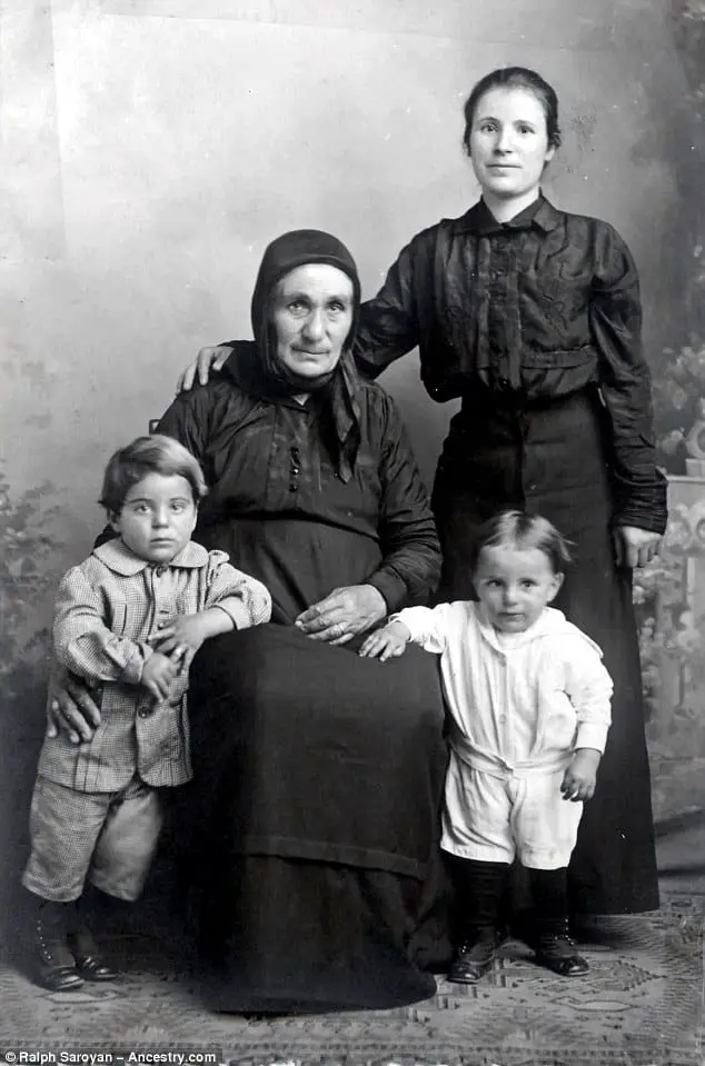 Luciag Chorbajian with her Grandchildren