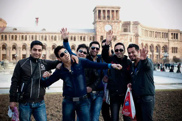 Azerbaijani celebrating Novruz in Yerevan: We decided to take a look at Armenia