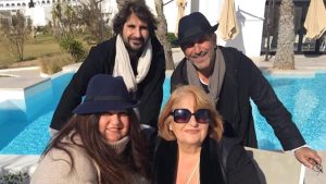Kevork Malikyan with wife Mayda Malikyan, Son Sevan and Daughter Sonia