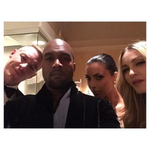 Diplo Kim Kanye and Madonna at Met 2015