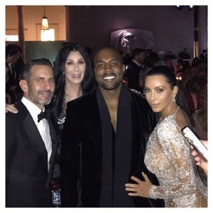 Kimye with Cher and Marc Jacobs Met 2015