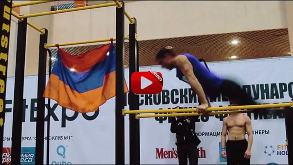 Street Workout Representing Armenia at FitExpo 2015 Russia