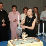 Seda Der Garabedian-Barnes Lighting the First Anniversary Banquet Candle - March 10, 2007