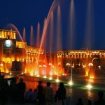 Republic Square with its musical fountains