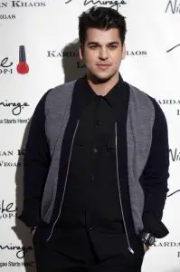 Television personality Rob Kardashian has been staying away from the spotlight in recent years due to weight gain and has reportedly been diagnosed with diabetes. Here, he arrives at the opening of the Kardashian Khaos store at the Mirage Hotel and Casino in Las Vegas, Nevada December 15, 2011. Reuters/Steve Marcus/Las Vegas