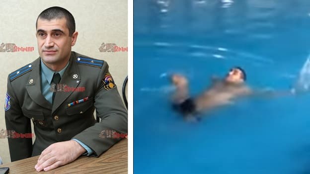 Armenian commando Major Sargis Stepanyan who lost his right hand and two legs, hoping to enter Guinness Book of Records