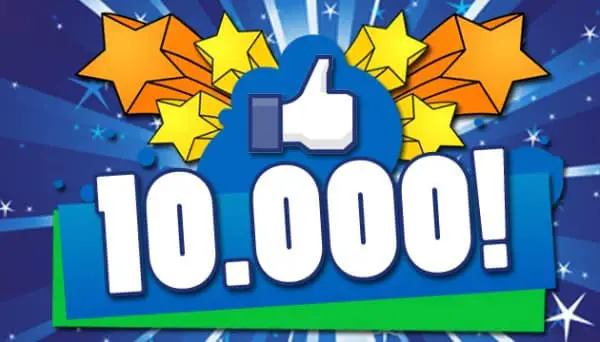 We Reached 10,000 Likes on Facebook! Thank You