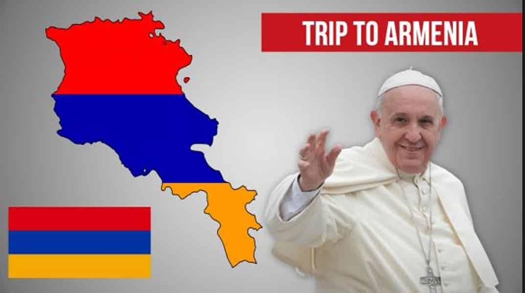 What is Pope Francis up to in Armenia?