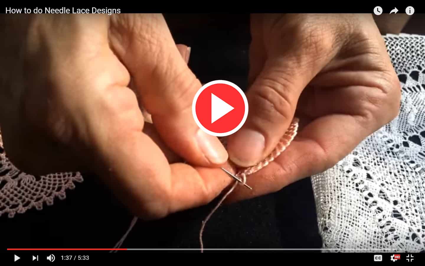 Armenian Needle Lace 13 New Videos Step by Step Tutorials