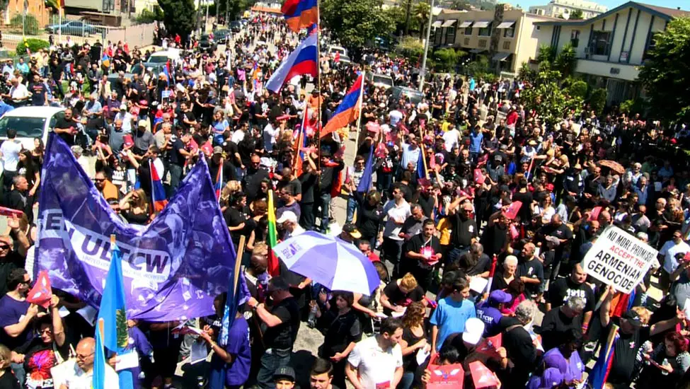 Thousands March to Promise on 24 April 2017 in Little Armenia