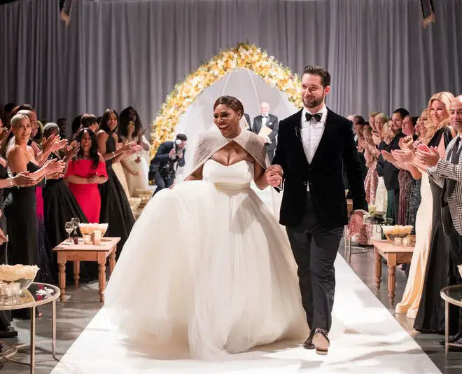 Newlywed Serena Williams and husband Alexis Ohanian jet off on honeymoon with baby daughter