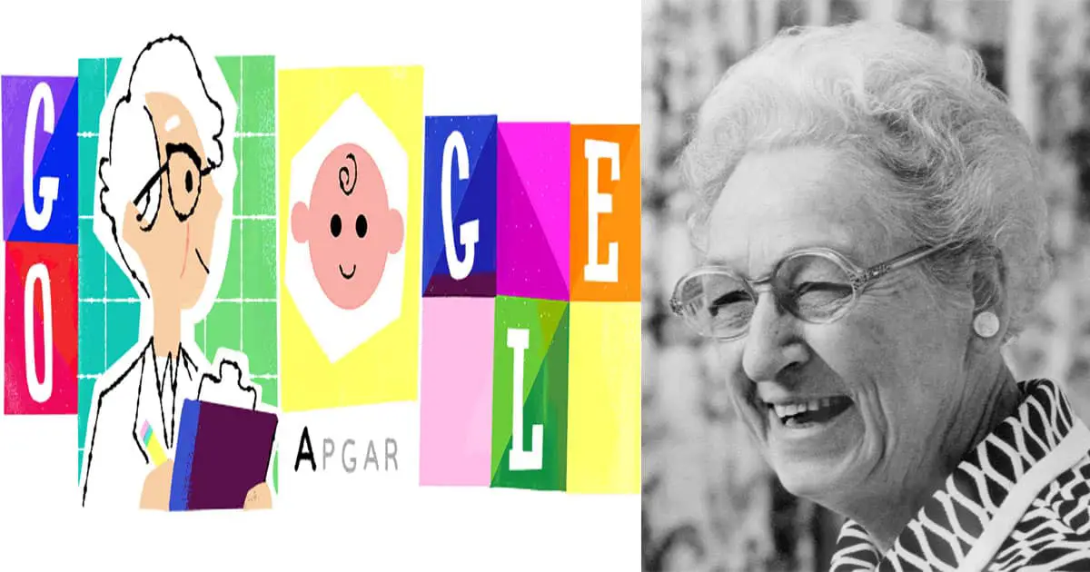Dr. Virginia Apgar Honored on her 109th Birthday by Google Doodle