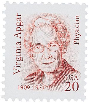 virginia apgar stamp