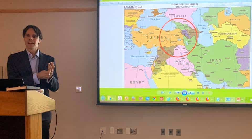 Prof. Hannibal Travis Speaks on the Assyrian, Armenian, Greek, and Yezidi Genocides