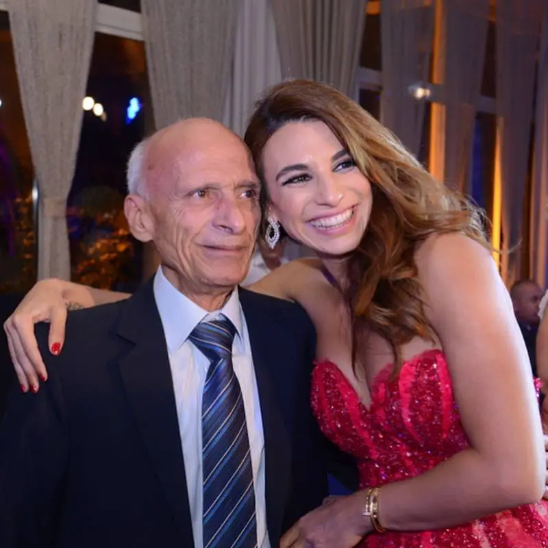 Gretta and her Father Maher Taslakian