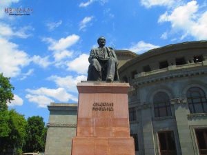 The Five Silent Statues of the Opera in Yerevan 2