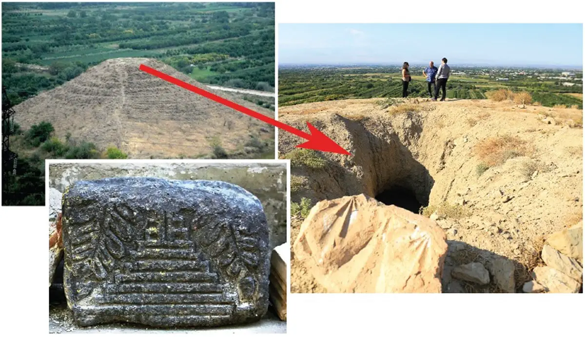 Pyramid in Armenia Dvin