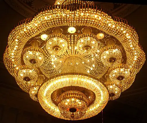 The chandelier of the Opera