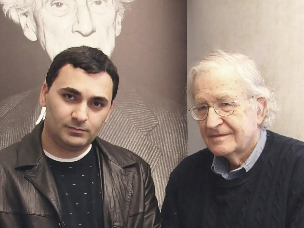 With Noam Chomsky 