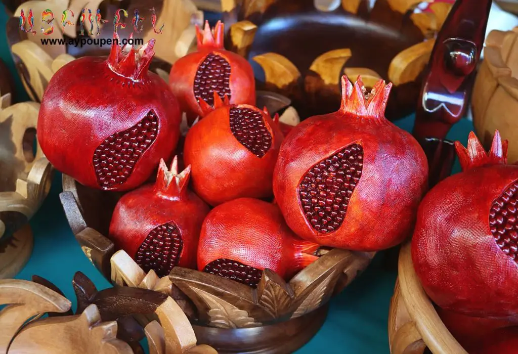 handmade Pomegranate, souvenirs from Armenia