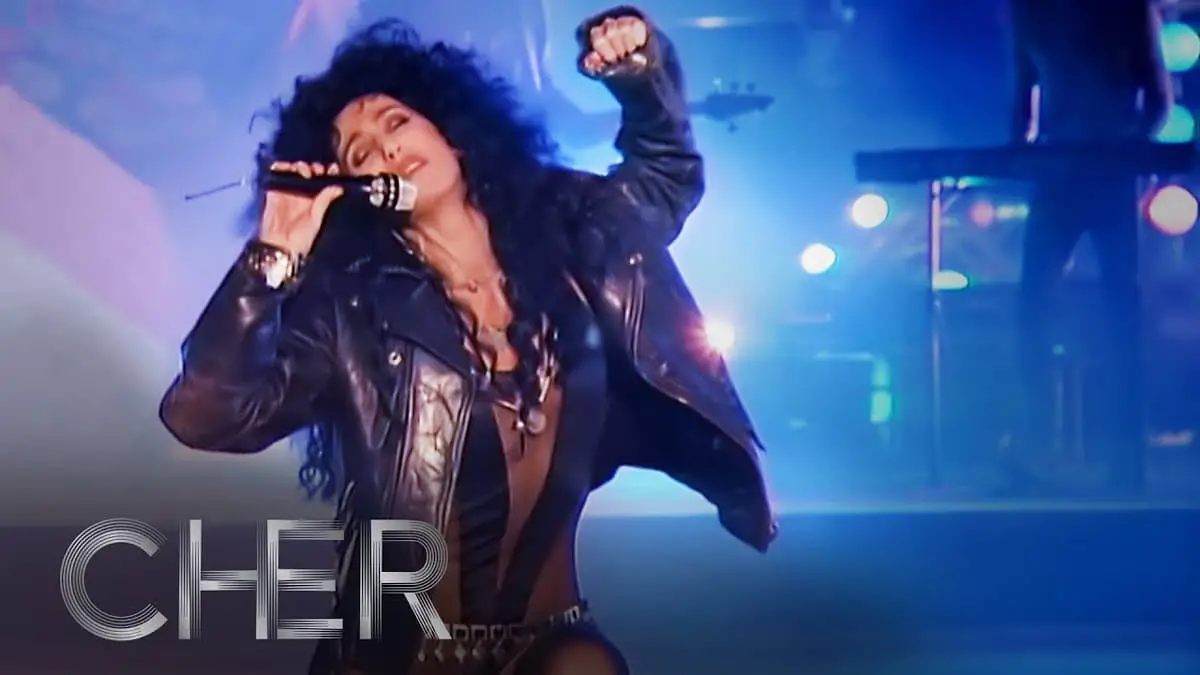 Cher music video cover photo if i could turn back time