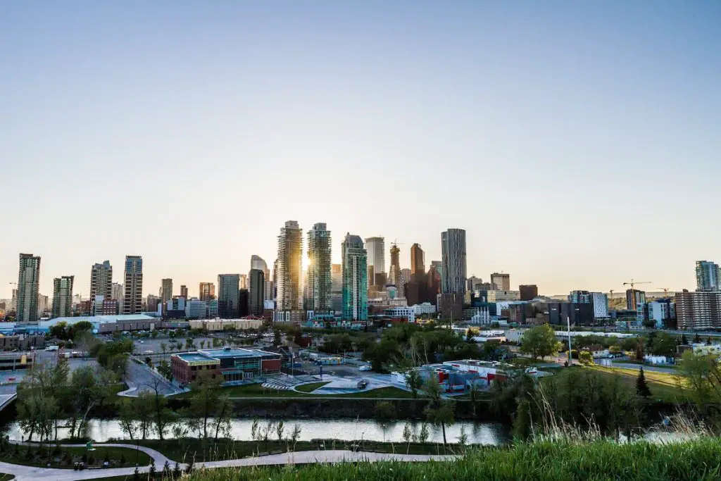 beautiful scene from Calgary