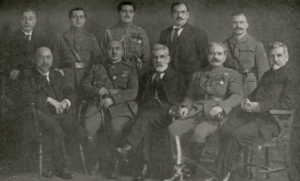 Zoravar Antranik with The Armenian Republic Delegation in USA in 1919
