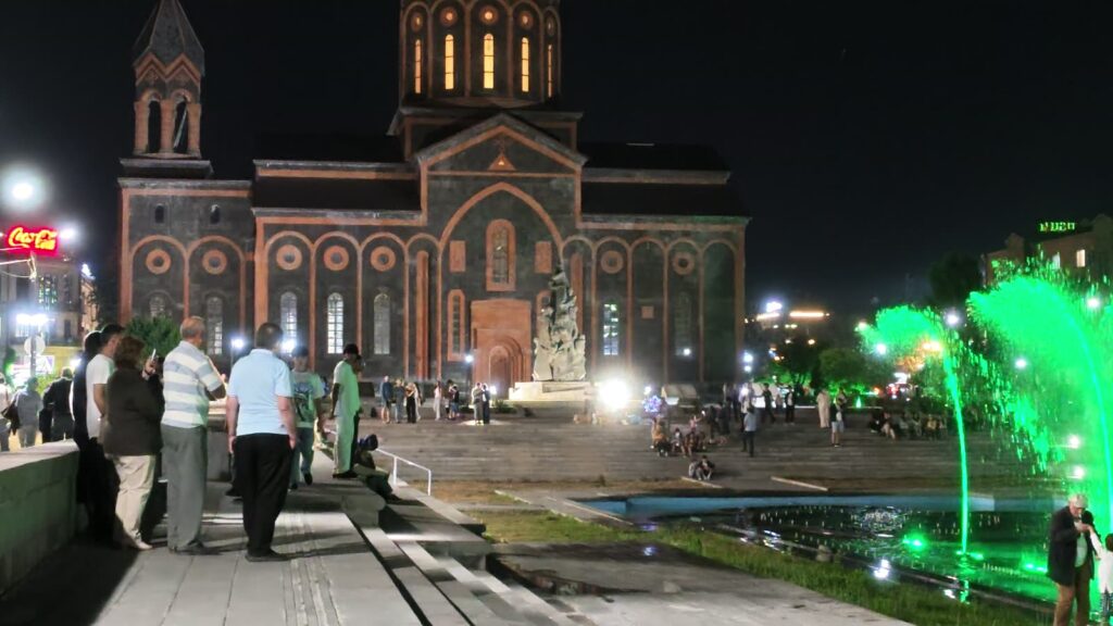 The colour programme runs through the evening.